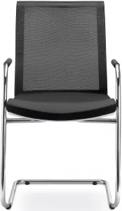 LD SEATING Konferenčná stolička LYRA NET 213-Z-N4, kostra chrom