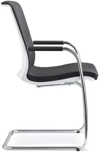 LD SEATING Konferenčná stolička LYRA NET 214-Z-N4, kostra chrom