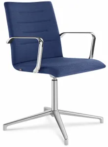 LD SEATING Konferenčná stolička OSLO 227-K-N6, hliník
