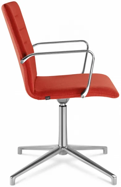 LD SEATING Konferenčná stolička OSLO 227-K-N6, hliník
