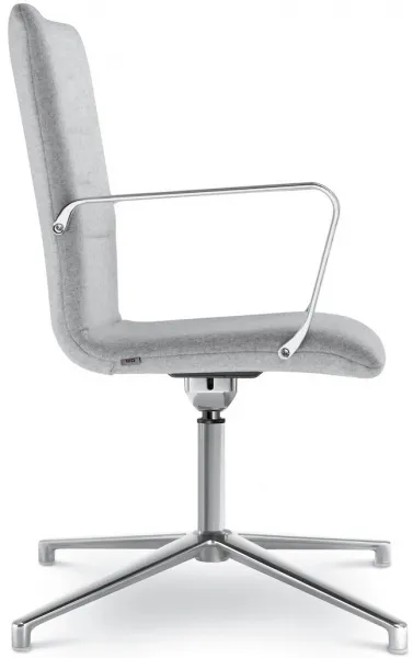 LD SEATING Konferenčná stolička OSLO 227-K-N6, hliník