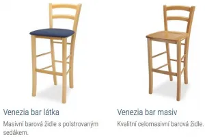 MI-KO Barová stolička VENEZIA BAR LÁTKA