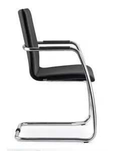 LD SEATING Konferenčná stolička STREAM 282-Z-N4, kostra chrom