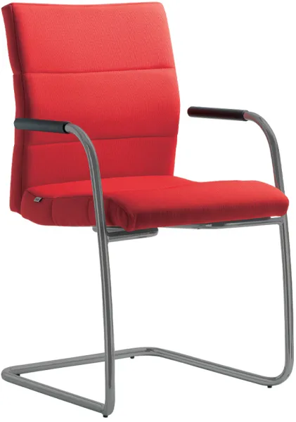 LD SEATING Konferenčná stolička LASER 682-Z-N2, kostra sivá