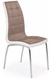 HALMAR Jedálenská stolička K186 čierno-bielá