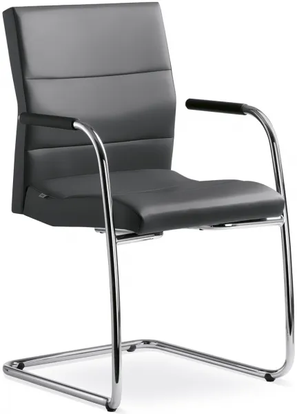 LD SEATING Konferenčná stolička LASER 682-Z-N4, kostra chróm