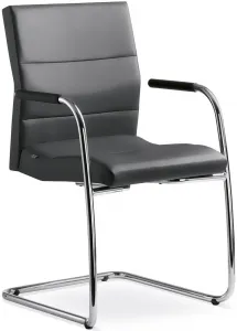 LD SEATING Konferenčná stolička LASER 682-Z-N4, kostra chróm
