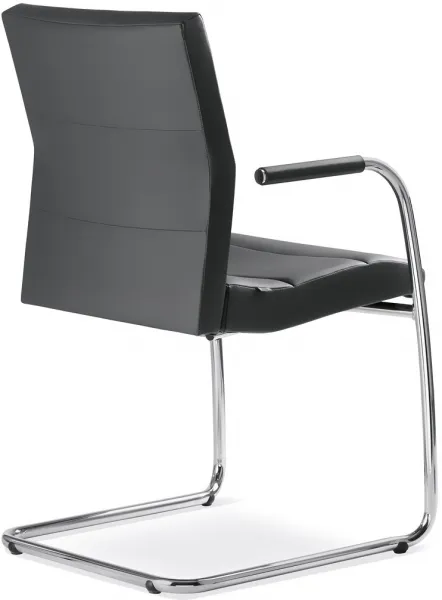 LD SEATING Konferenčná stolička LASER 682-Z-N4, kostra chróm