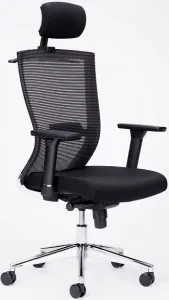 MULTISED Ergonomická kancelárska stolička FRIEMD - BZJ 383 čierna látka