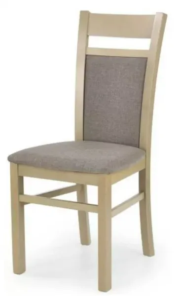 HALMAR Jedálenská stolička GERARD 2 tm. orech/torent beige