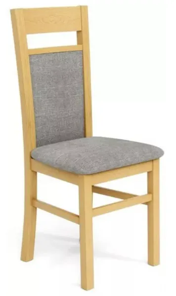 HALMAR Jedálenská stolička GERARD 2 tm. orech/torent beige