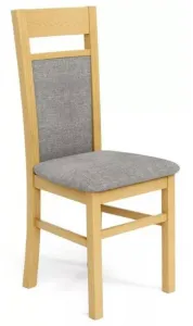 HALMAR Jedálenská stolička GERARD 2 tm. orech/torent beige