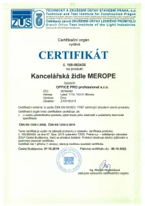 OFFICE PRO kancelárska stolička Merope bez opierky hlavy