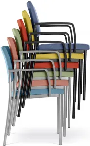 LD SEATING Konferenčná stolička SEANCE ART 193-N2 BR-N1, kostra šedá