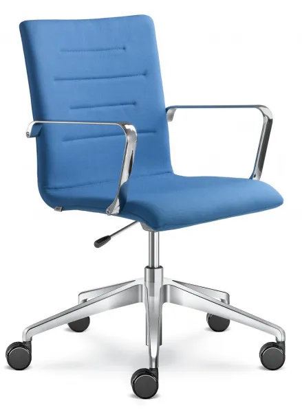 LD SEATING Kancelárska stolička OSLO 227-F80-N0, kríž a područky bílé