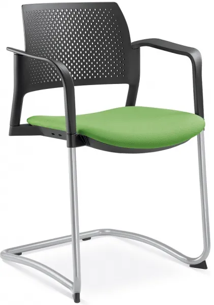 LD SEATING konferenčná stolička DREAM+ 101BL-Z-N2,BR, kostra šedá