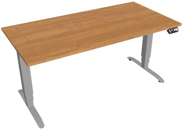 HOBIS kancelársky stôl MOTION MS 3M 1600 - Elektricky stav. stôl délky 160 cm  paměťový ovladač