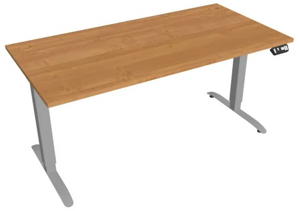 HOBIS kancelársky stôl MOTION MS 2M 1600 - Elektricky stav. stôl délky 160 cm  paměťový ovladač