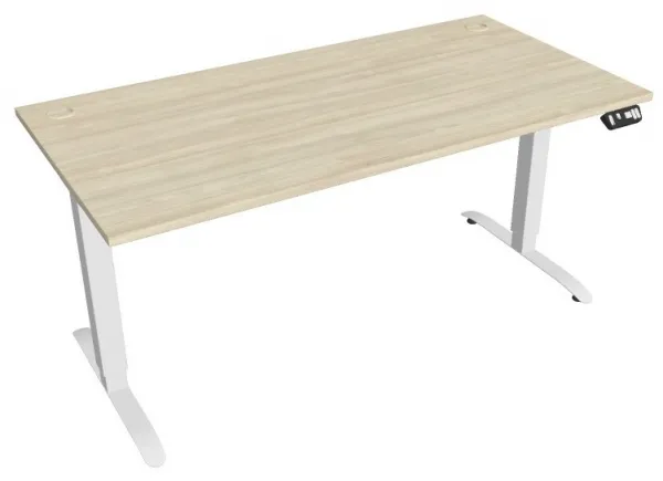 HOBIS kancelársky stôl MOTION MS 2M 1600 - Elektricky stav. stôl délky 160 cm  paměťový ovladač