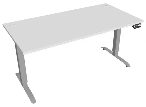 HOBIS kancelársky stôl MOTION MS 2M 1600 - Elektricky stav. stôl délky 160 cm  paměťový ovladač