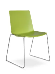 LD SEATING Konferenčná stolička SKY FRESH 040-Q-N0, kostra biela