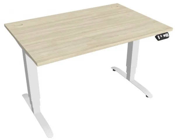 HOBIS kancelársky stôl MOTION MS 3M 1200 - Elektricky stav. stôl délky 120 cm paměťový ovladač