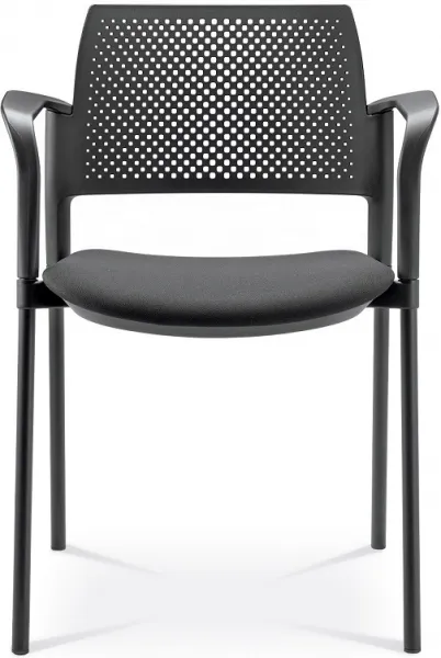 LD SEATING konferenčná stolička DREAM+ 100BL-N1,BR, kostra čierna
