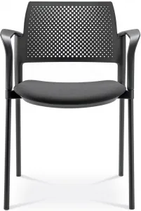 LD SEATING konferenčná stolička DREAM+ 100BL-N1,BR, kostra čierna