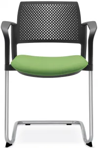 LD SEATING konferenčná stolička DREAM+ 101BL-Z-N2,BR, kostra šedá