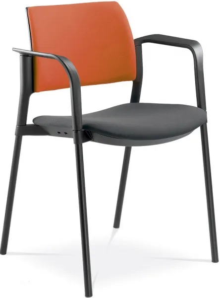 LD SEATING konferenčná stolička DREAM+ 103BL-N1,BR kostra čierna