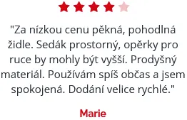 MERCURY Kanceláriská stolička PREZIDENT biely