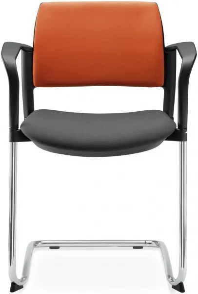 LD SEATING konferenčná stolička DREAM+ 104BL-Z-N4,BR, kostra chrom