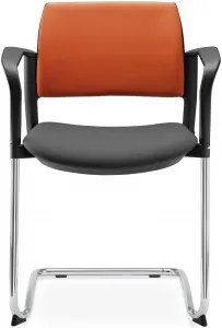 LD SEATING konferenčná stolička DREAM+ 104BL-Z-N4,BR, kostra chrom
