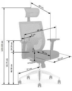 HALMAR Kancelárská stolička ADMIRAL