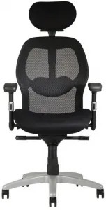 OFFICE PRO Kancelárska stolička SATURN NET čierna