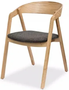 MI-KO Jedálenská stolička Guru buk čalúnený sedák