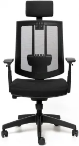 MULTISED Kancelářská stolička BZJ 363 - čierna
