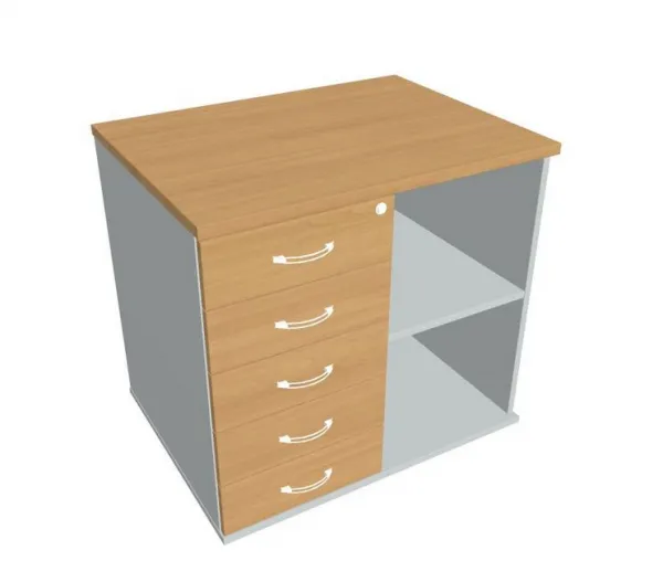 HOBIS Skriňa kon.stol ľavá naprieč 80cm - SPKZ 80 60 L N