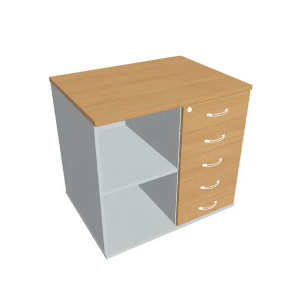 HOBIS Skriňa kon.stol pravá naprieč 80cm - SPKZ 80 60 P N