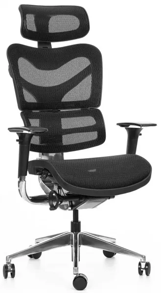 MERCURY Ergonomická kancelárska stolička ARIES JNS-701, čierna