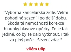 MERCURY Ergonomická kancelárska stolička ARIES JNS-701, čierna