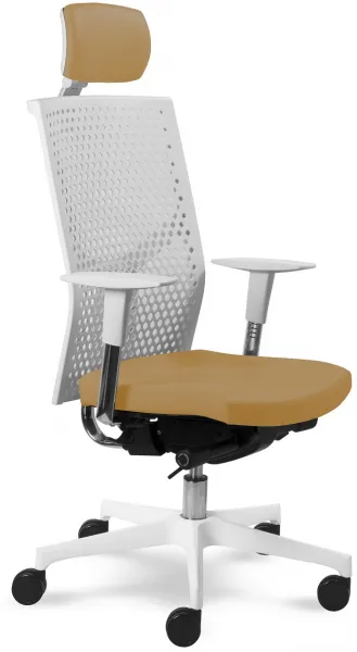 MAYER kancelárská stolička Prime 2301 W, biele prevedenie