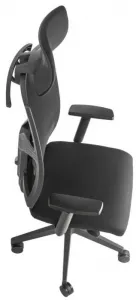 ALBA kancelárska stolička GAME ŠÉF VIP s pevným PDH a podrúčkami, BLACK 27