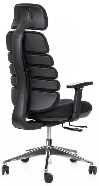 MERCURY Ergonomická kancelárska stolička SPINE čierna, s opierkou hlavy
