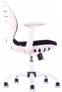 SEGO študentská stolička COOL W, čierno-biela