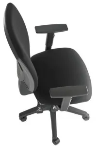 ALBA kancelárska stolička MATRIX s podrúčkami, BLACK 27