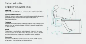 RIM kancelárska stolička FLEXI FX 1104.087, čierna, bez opierky hlavy, skladová