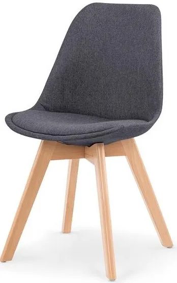 HALMAR Jedálenská stolička K303 tmavo šedá