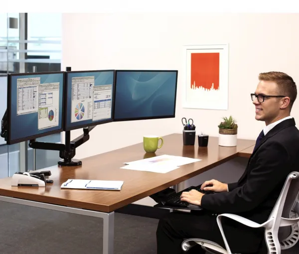 PALA Držiak monitoru Fellowes PLATINUM 3 ramená