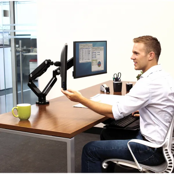 PALA Držiak monitoru Fellowes PLATINUM 2 ramena vedľa seba
